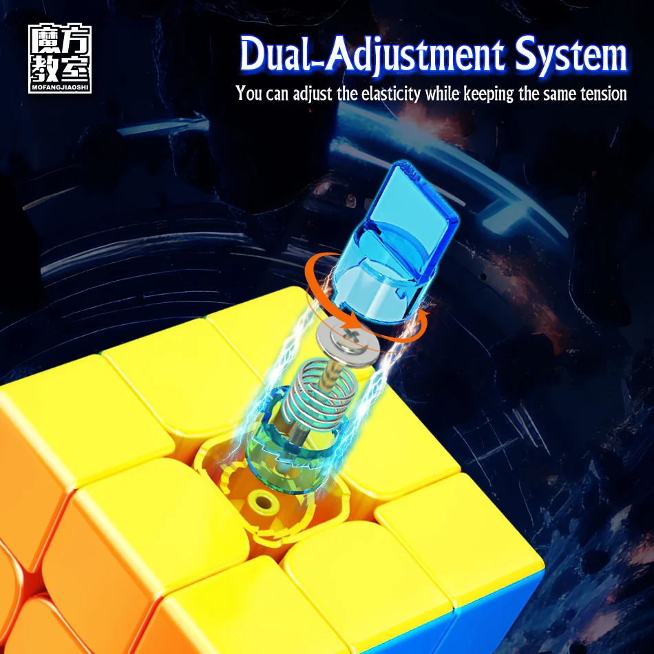 3x3 Speed Cube Moyu RS3M Magnetic Stickerless Magic Cube Educational Toy Magnet Cube Profession Puzzle Kids Educational Toys
