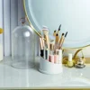 Makeup Brush Holder With Lid Makeup Tool Organizer Lid And Dust Makeup Brush Storage Nail Storage Organizer 3