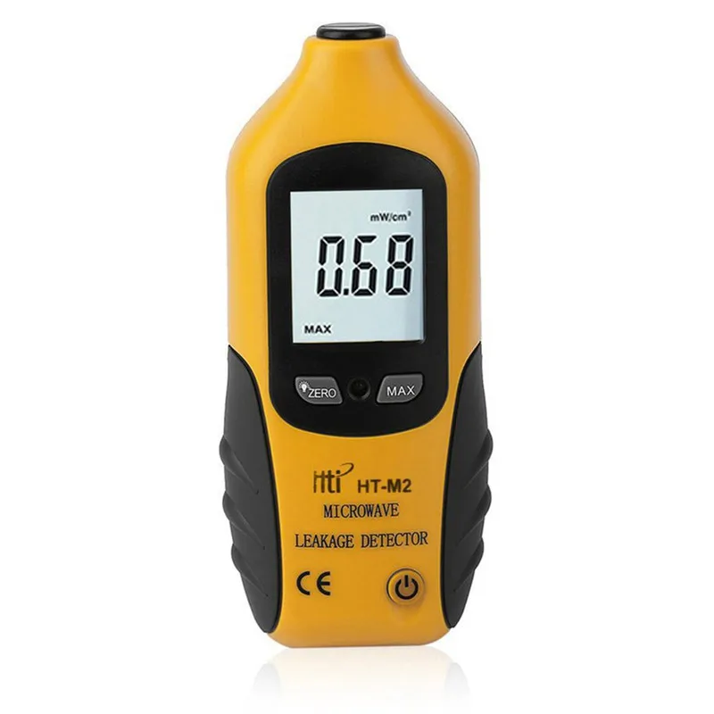 

Hti Original High Sensitivity Microwave Leakage Detector LCD Digital Display Tester 0-9.99mW/cm2 High Precision Radiation Meter