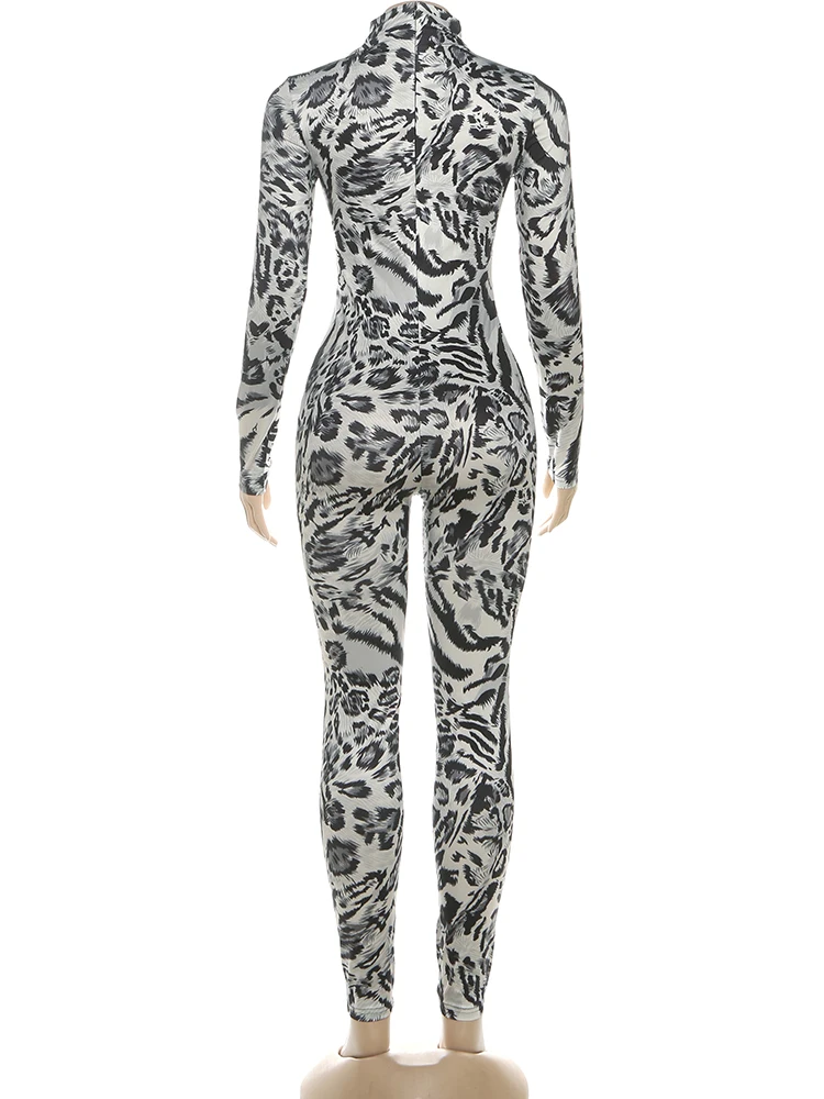 Kliou Leopard Print Jumpsuit Image 5
