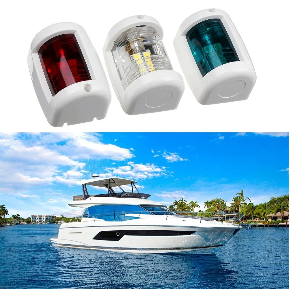 

12V Marine Boat Yacht Truck Trailer Red Green Marine Side Lamp Red Green Signal Lamp Boat Side Ship navigation lights Accessory