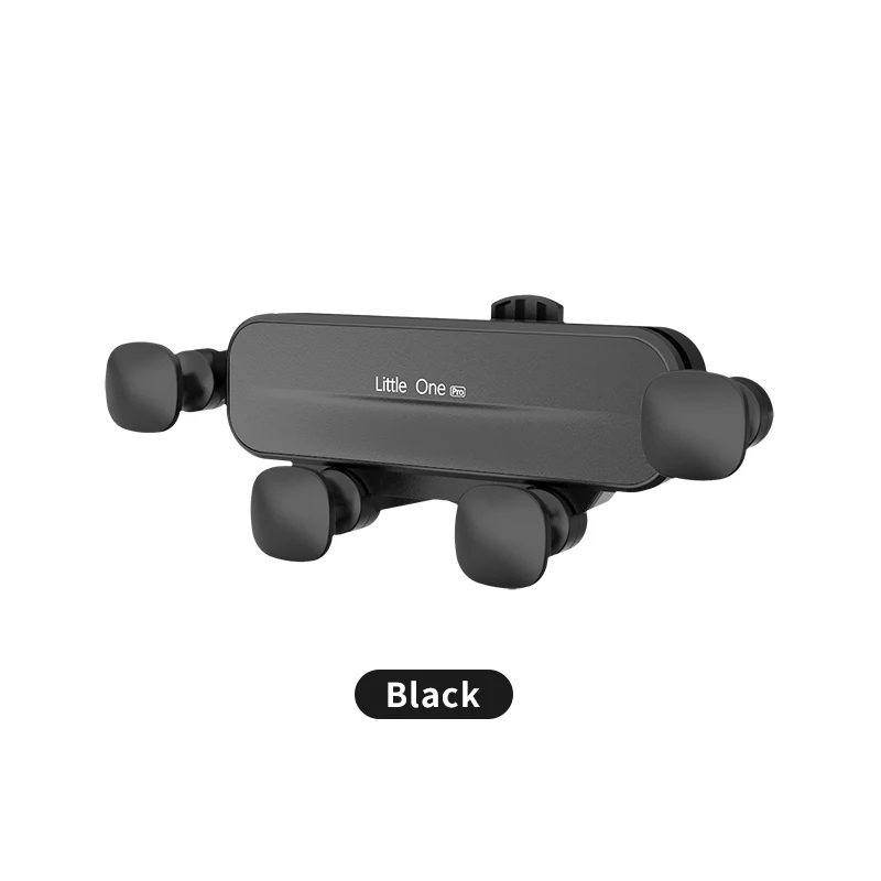 Car mobile phone bracket air outlet gravity support fixed frame navigation car buckle suitable for 4.7-6.7 inch mobile phones phone charging stand Holders & Stands