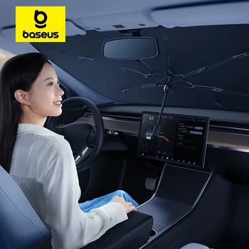 Parasole per Auto Baseus, Copertura per Parabrezza, Protezione Solare per Finestrino Anteriore, Accessori Auto Estivi