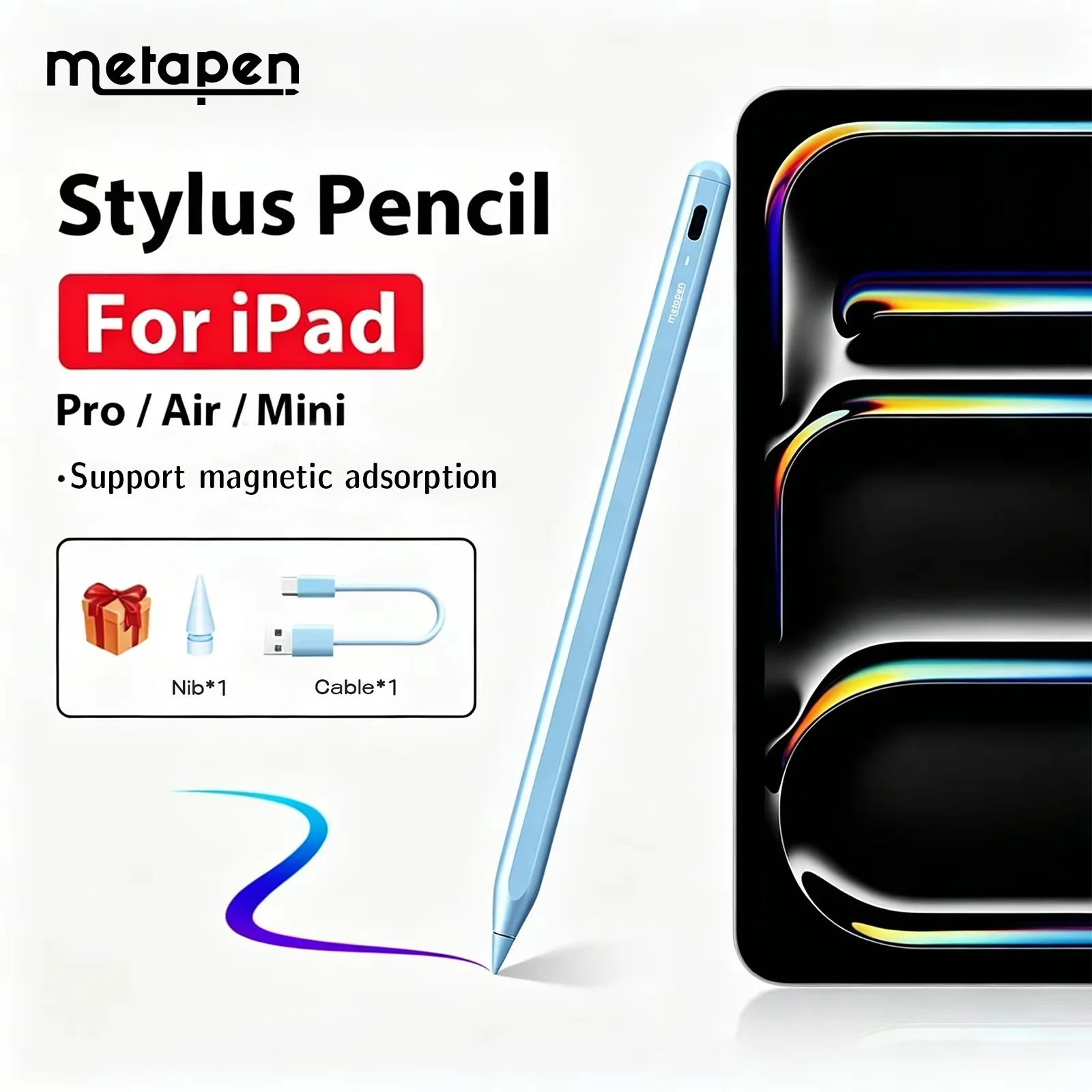 MetaPen A8 Stylus with Magnetic Adsorption