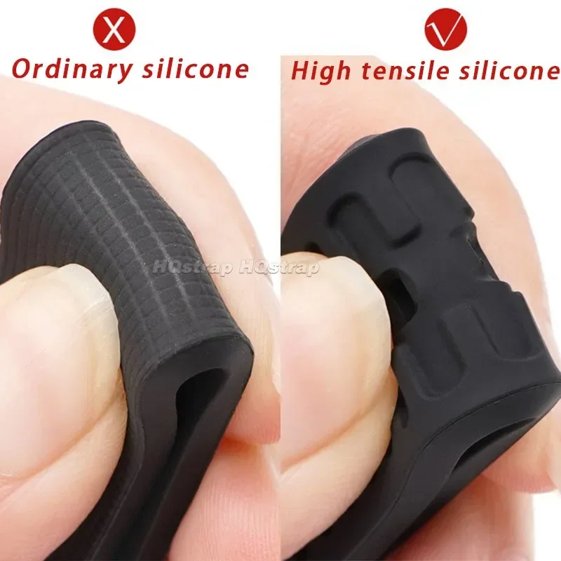 Enhanced Waterproof Silicone Sport Watch Band with Quick Release - Rubber Strap
