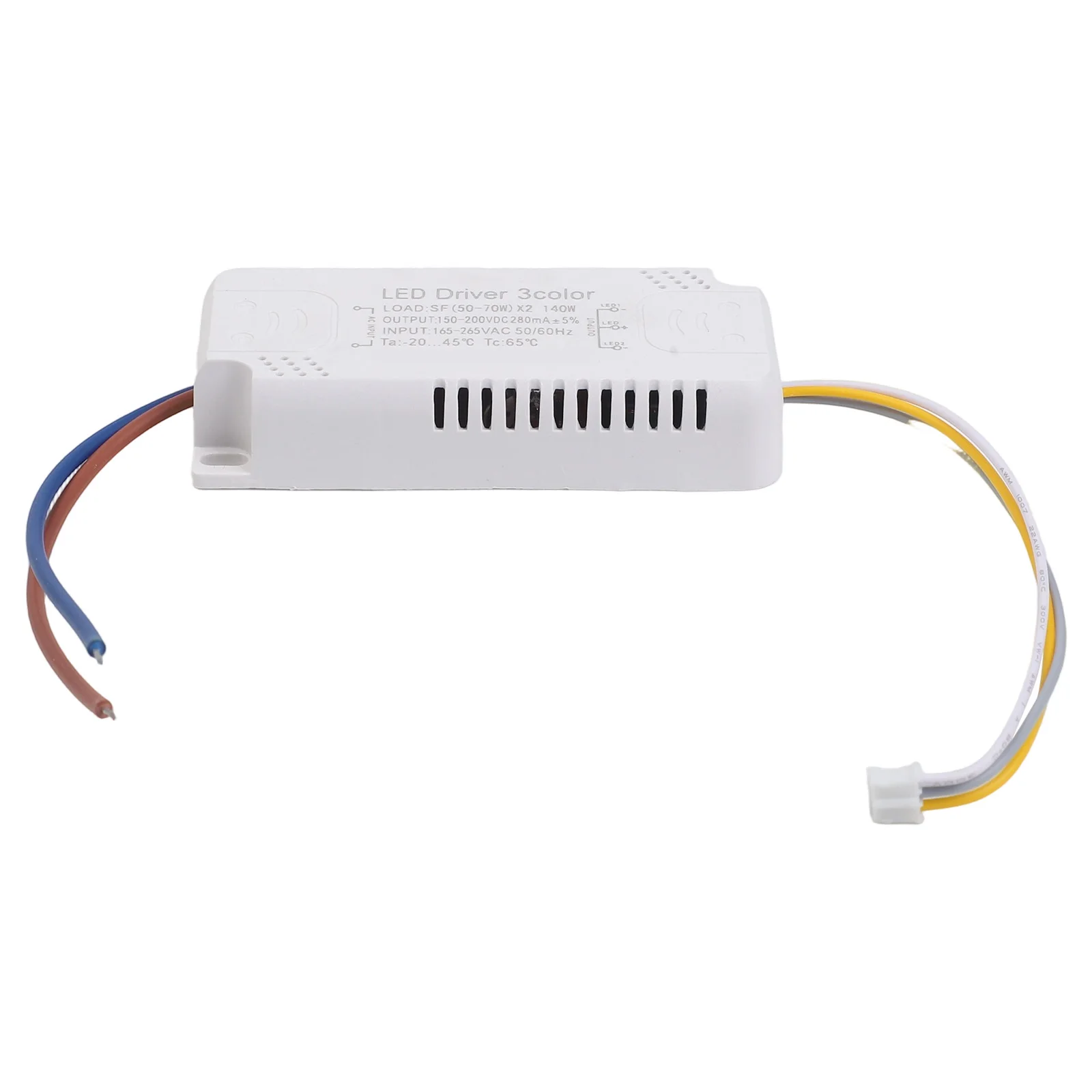 LED Driver 3color Adapter 8-24W 20-40W 30-50W 40-60W 50-70W For LED Lighting Non-Isolating Transformer Driver Replacement