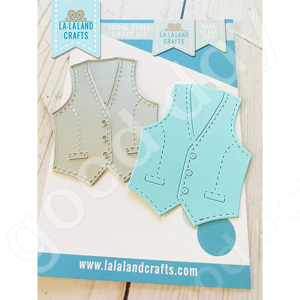 

2022 Arrival New hot sale Vest Metal Cutting Dies Scrapbook Diary Decoration Embossing Template DIY Greeting Card Handmade