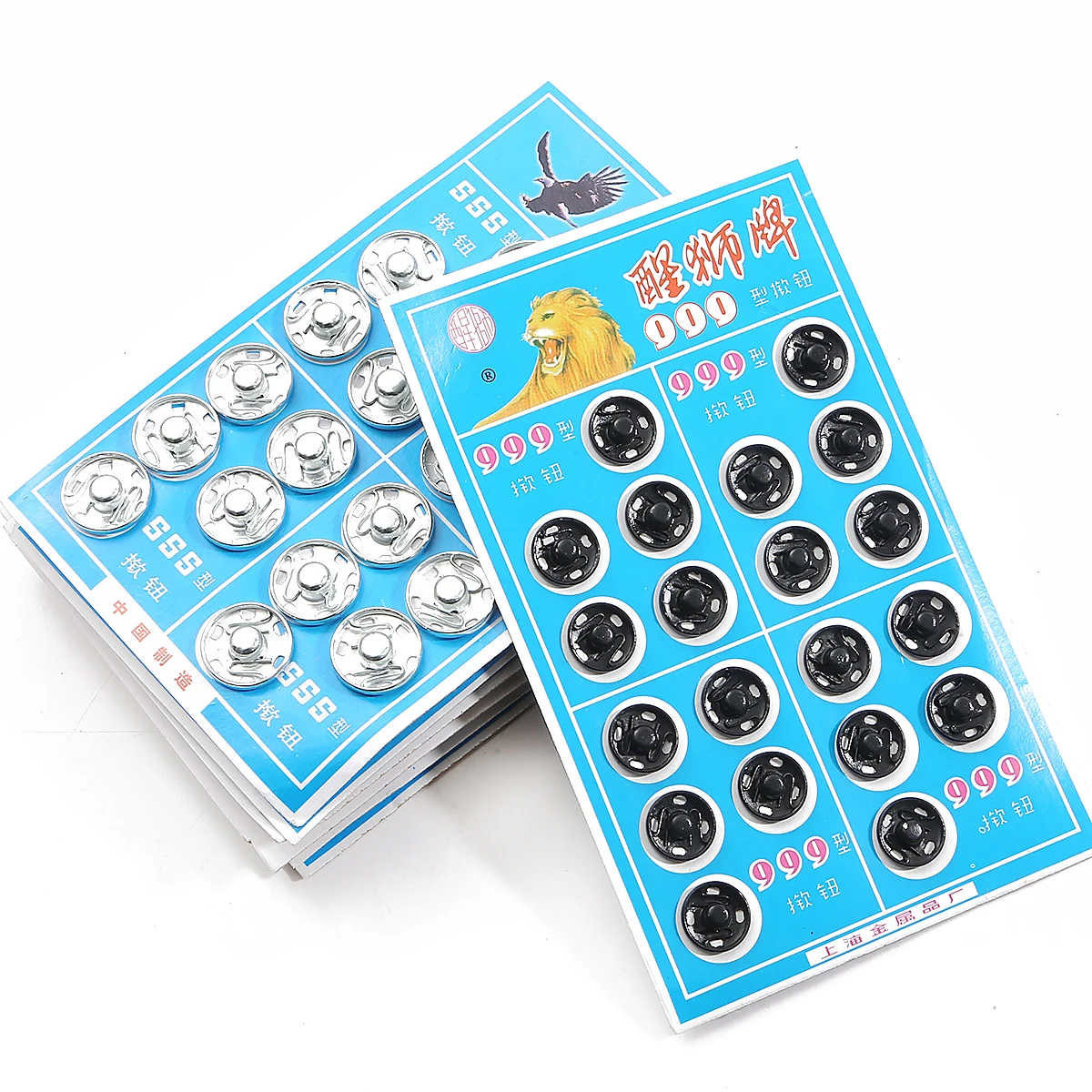 8/10/12/14/16/18/20mm 작은 금속 블랙 실버 임베디드 스냅 패스너 버클 라운드 의류 버튼 액세서리