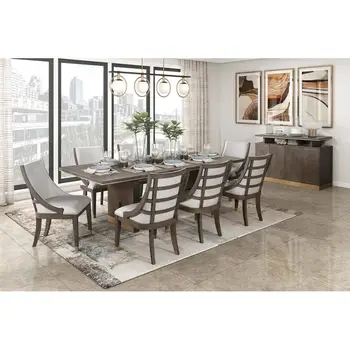9-Piece Extendable Dining Set 1