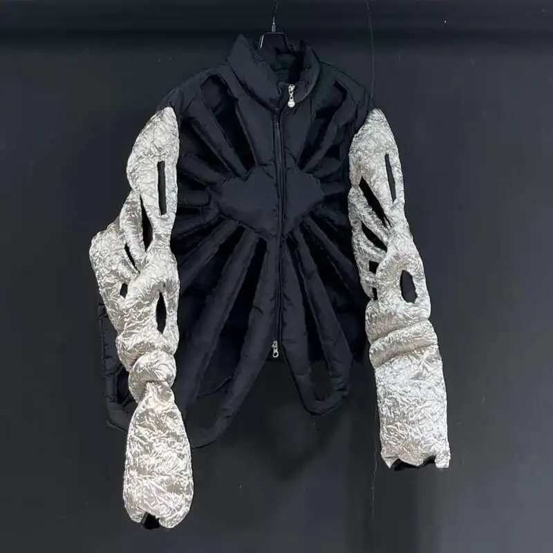 PFHQ Camouflage Vest Jacket Sleeveless Hollow Out Niche