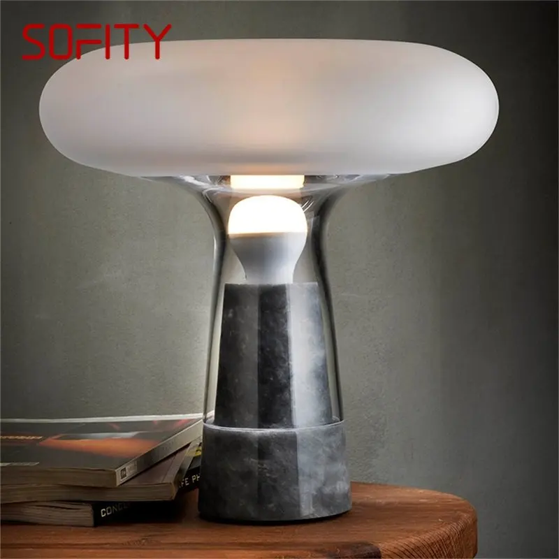 

SOFITY Dimmer Nordic Luxury Table Lamp Contemporary Design LED Desk Light for Home Bedroom Decoration