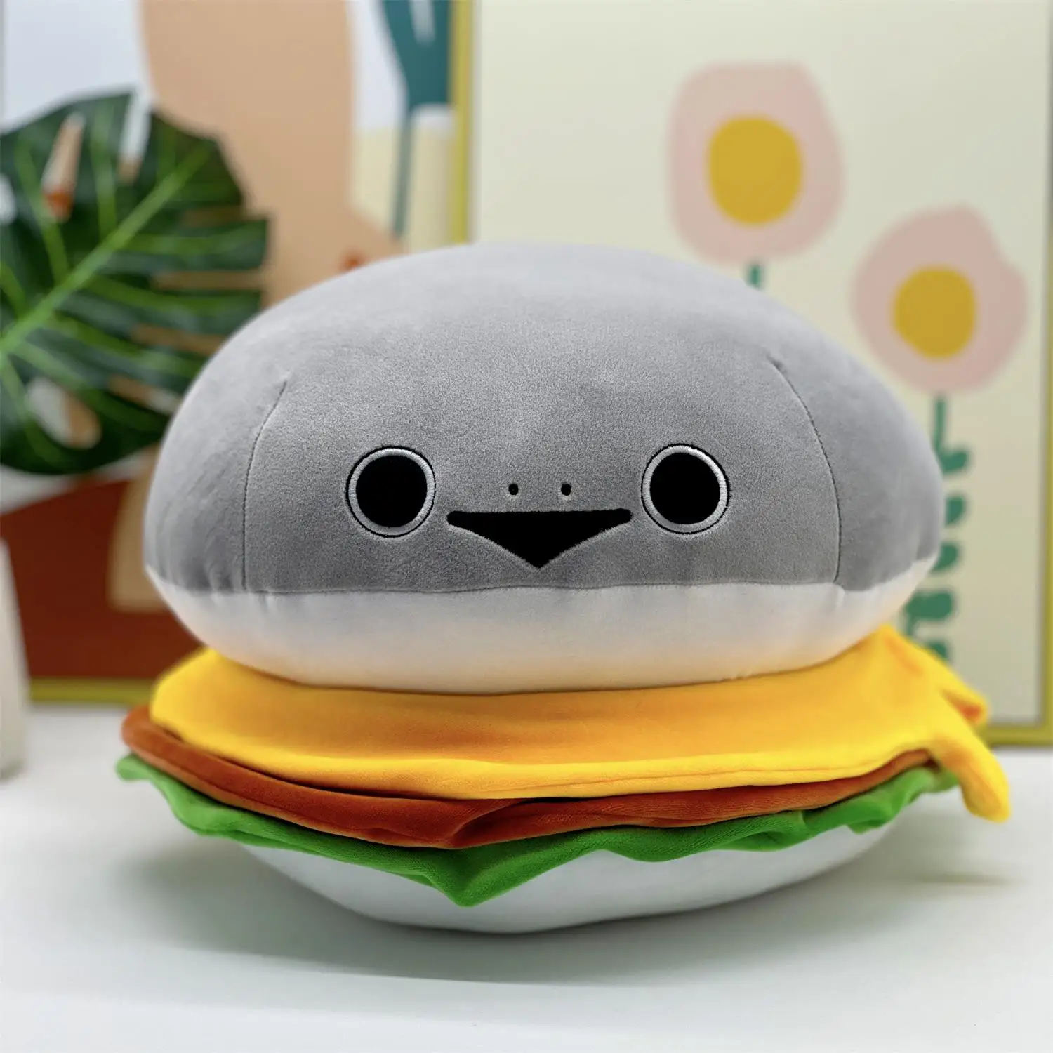 

2023 New Sacabambaspis Turtle Burger Doll Plush Cartoon Animal Marine Animal Doll High Quality Plush Doll Holiday Gift