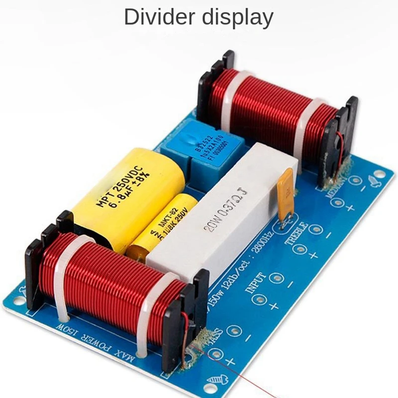 

1 шт., пластиковый 3-полосный разделитель звука, 120 Вт