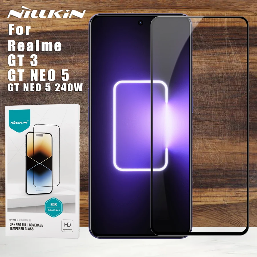 

for Realme GT Neo 5 GT3 3 3T 2 GT2 9i Q5 10 9 Pro Plus 5G Tempered Glass Nillkin CP Plus Pro Screen Protector for GT NEO 5 Glass