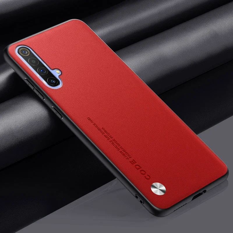 Luxury Leather Shockproof Phone Case - Protective Silicone Cover