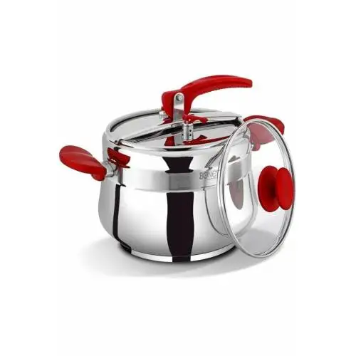 1052 Különleges 6 Liter Nyomásfőző Üveg Borító Ajándék 18/10 Rozsdamentes Gyilkos - Image 4