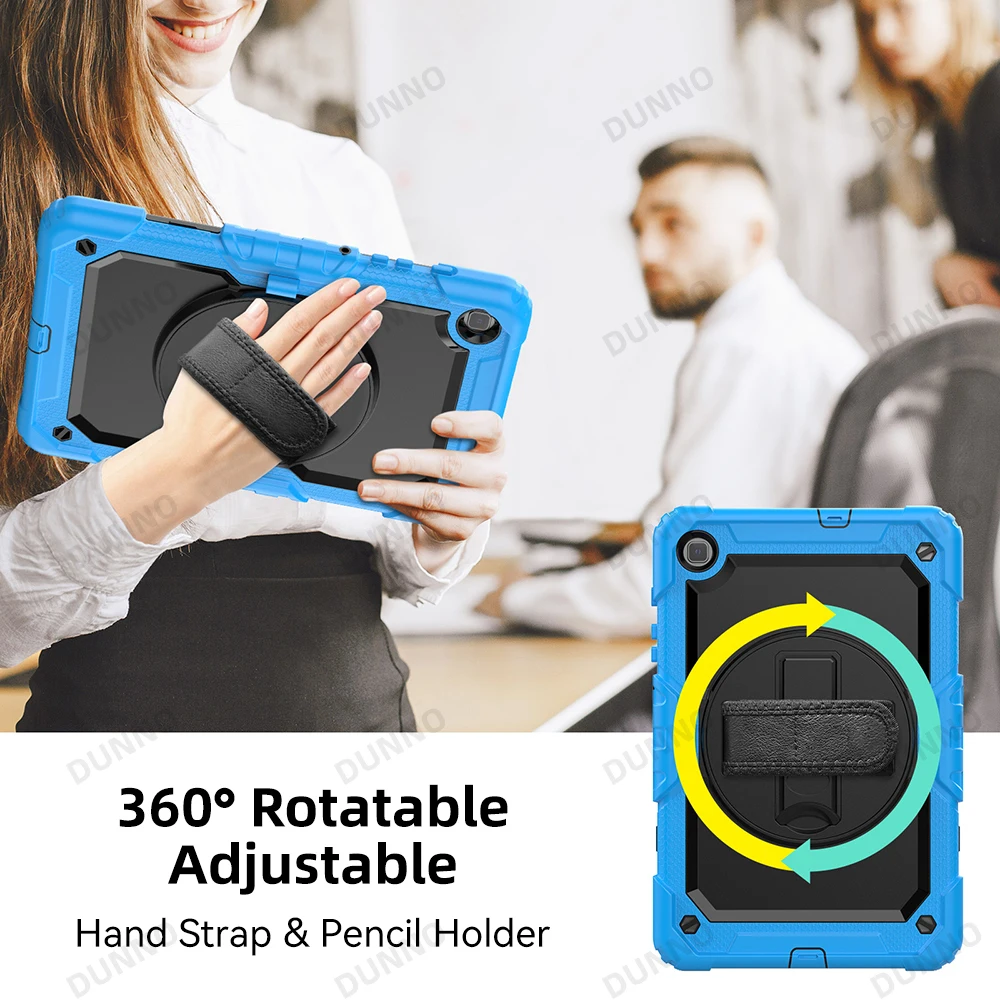 Resistente para Samsung Galaxy Tab s6 Lite s7 S7fe s7 Mais s8 s8 Plus s8 Ultra a7 Lite 8.7 Polegada a8 10.5 Polegada Inteligente Funda Capa Case - Imagem 6