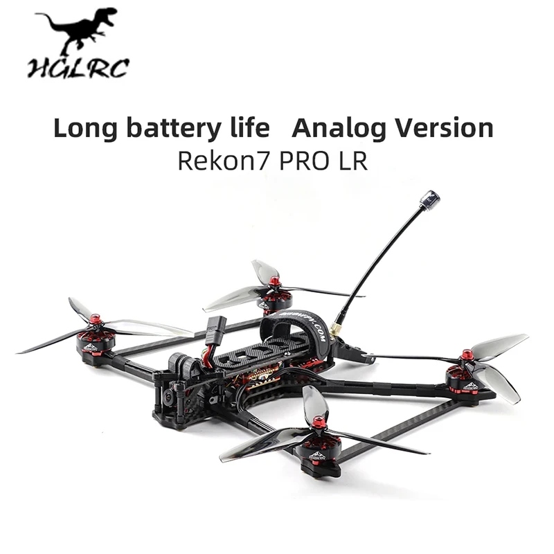 

Дрон HGLRC Rekon 7 PRO FPV 6S-аналоговая версия Caddx Ratel 2 2806,5 1250KV для радиоуправляемого FPV квадрокоптера свободного стиля