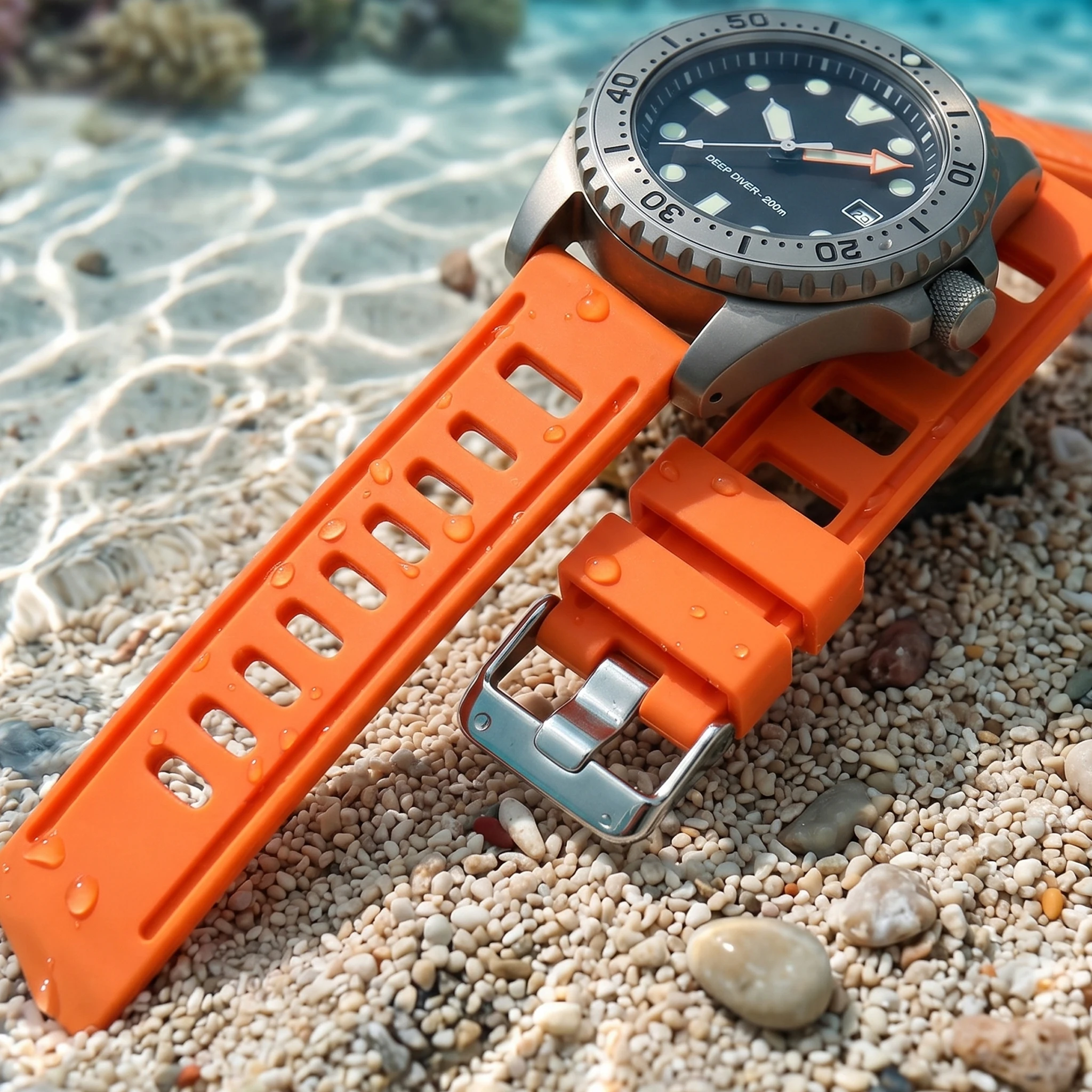 Premium Breathable Silicone Waterproof Sport Band