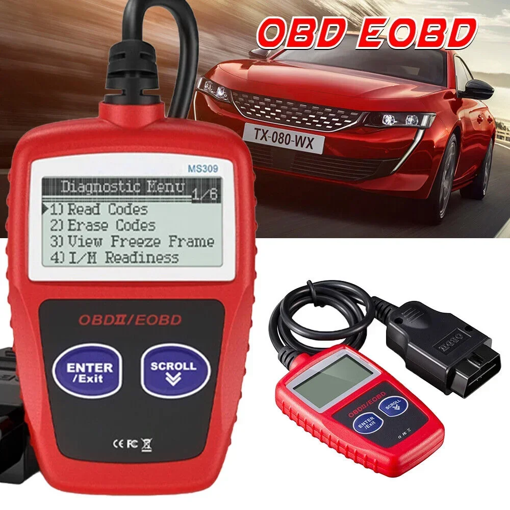 

MS309 OBD2 Scanner Multi-languages Automotive Scanner Engine Diagnostic Tool ODB 2 EOBD MS309 Auto Diagnostic Scan Tool MS309