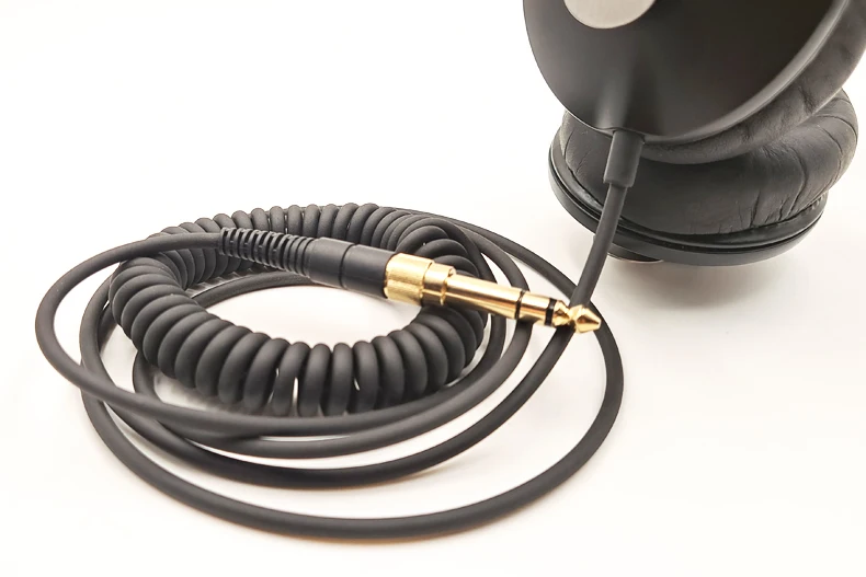 For Sennheiser MOMENTUM HD430 HD450BT HD4.40BT HD458BT HD4.50BTNC Replaceable 6.35mm Large Plug to 2.5mm Spring Headphone Cable