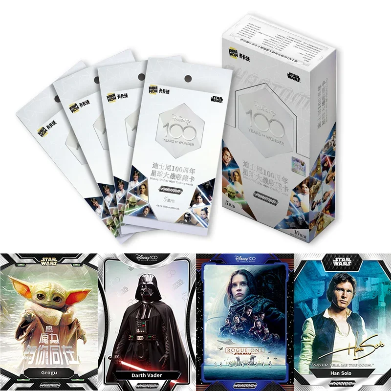 

New Star Wars Collection Card Genuine Disney 100th Anniversary Rare Gold Folding Limited Edition Card Shaped Card Kid Gift Toy