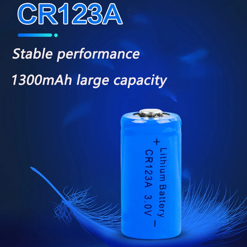 Cella Di Batteria Monouso Non Ricaricabile Cr123A 3V 1300 Cr123A Mah Per Apparecchiature Mediche Della Telecamera Del Sistema Di Sicurezza Gps