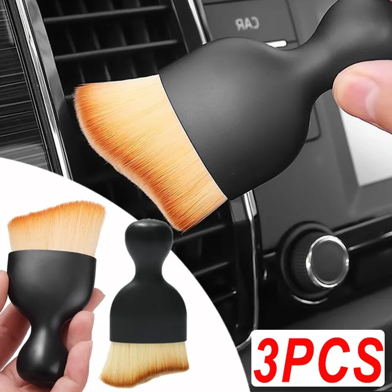 

Car Vent Cleaning Soft Brush Auto Center Console Dusting Brushess Cars Interior Console Detailing Cleaning Tools Dust Removal