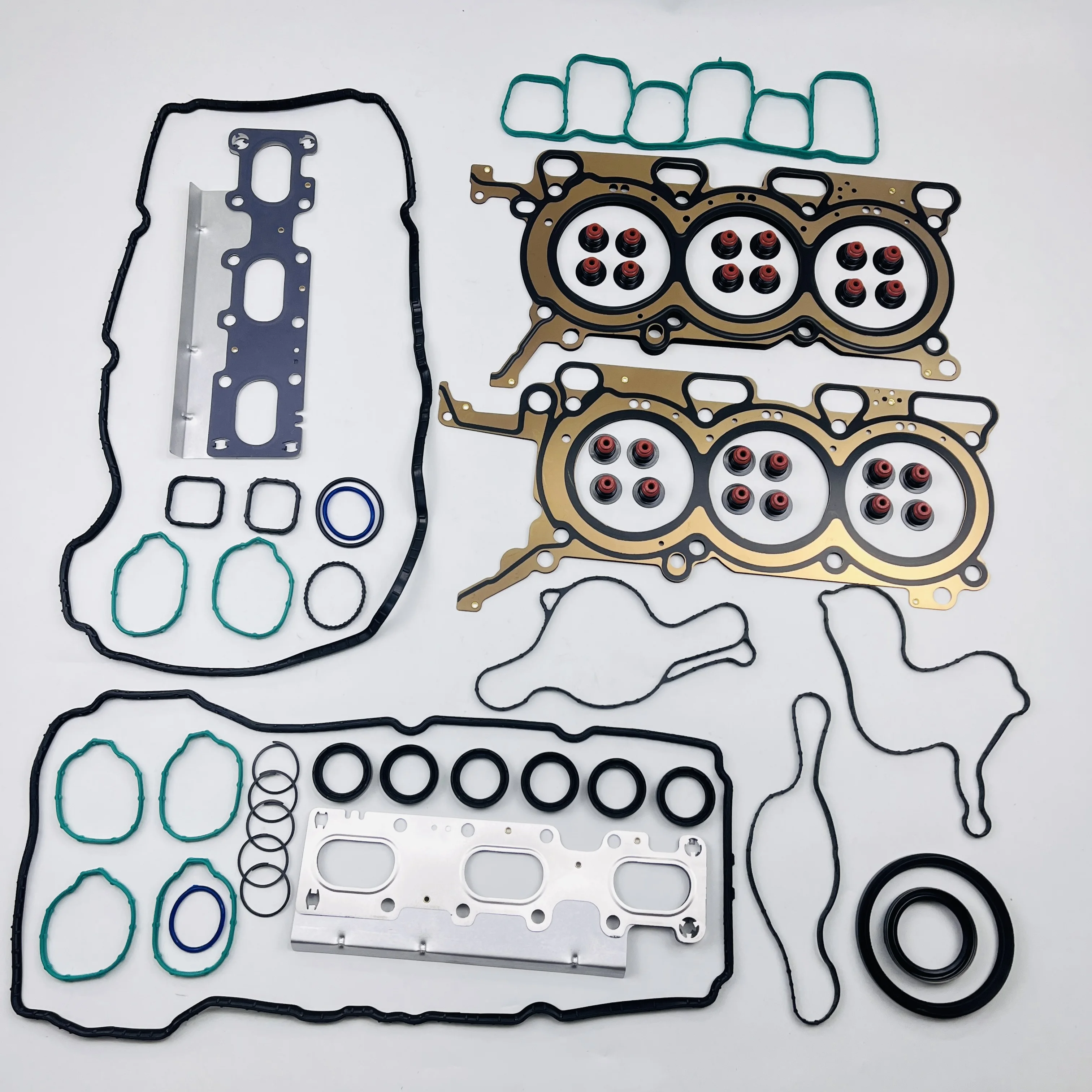 AT4Z-6079-B AT4Z6079B HS26487PT Suitable for Ford Explorer 3.5 Sharp Realm 3.5 Taurus high-quality engine seals FULL GASKET SET
