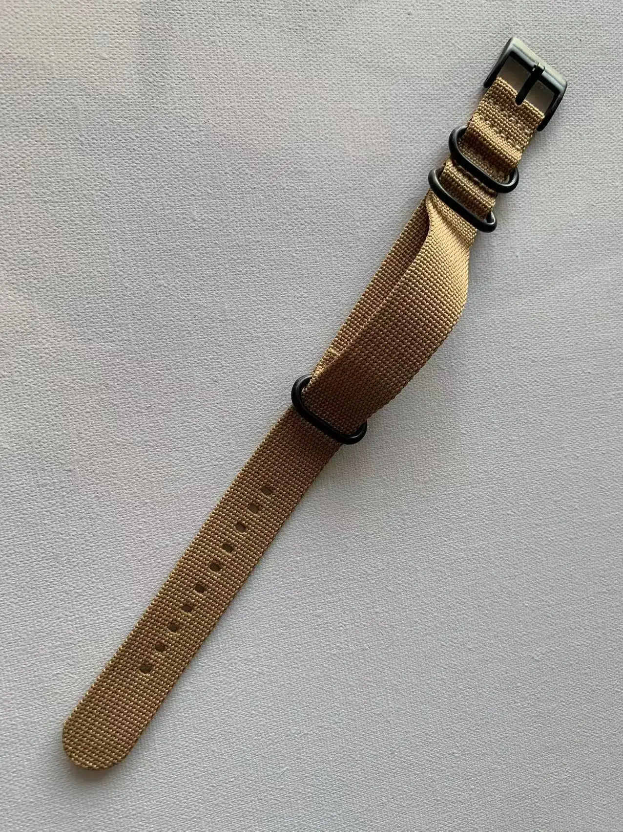 Universal Nylon NATO Watch Strap with Stainless Steel Buckle