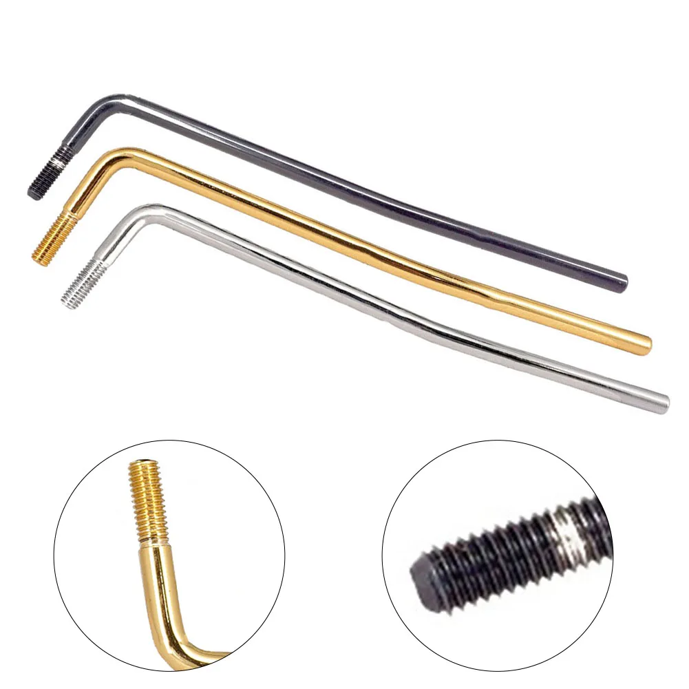 

1pc Screw In Tremolo Arms Whammy Bar 6MM 3 Colour Can Choose Stringed Instrument Accessories 17x4x2cm Metal Durable Practical
