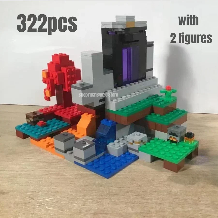 

322 шт., Детский конструктор MOC разрушенный портал, 21172 блоков