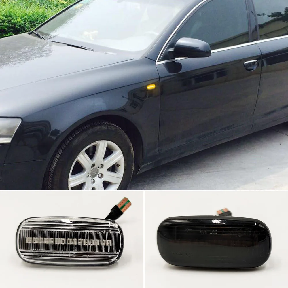 

Для Audi светодиодный лампы указателя поворота Боковые огни A3 A8A4 S4 B6B7 A6L C5C6