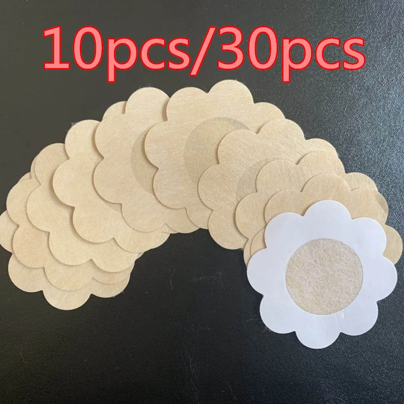 

10/30PCS Nipple Cover Stickers Women Breast Lift Tape Pasties Invisible Self-Adhesive Disposable Bra Padding Chest Paste Patch