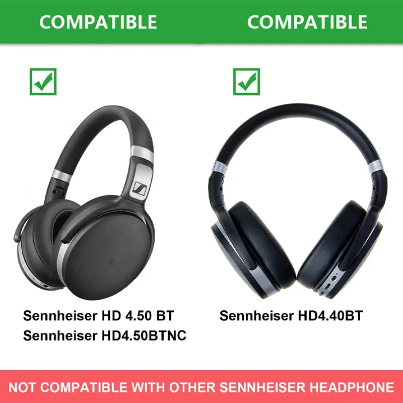 Substituição Earpads para Auscultadores Sennheiser Hd4.50bt Hd450bt 4.40bt Hd4.40bt - Image 5
