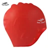 Swimming Cap Waterproof Non-repulsive Adult Men's and Women's Universal Large Hair Ear Protection Silicone Cap Wholesale 3