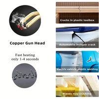 50W Bumper Repair220V Plastic Welding Gun Car Bumper Repair Plastic Welding Equipment With 4 Types Welding Nails Used For Parts 2