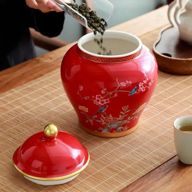Ősi Kínai Stílusú Kreatív Porcelán Gyömbér Edény Dekoratív Kerámia Virág Váza Asztal Központi Virágrendezés A Kávézóhoz - Image 5
