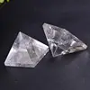 Natural Clear Quartz Crystal Energy Tower Reiki Mineral Pyramid Gemstone Decor 5