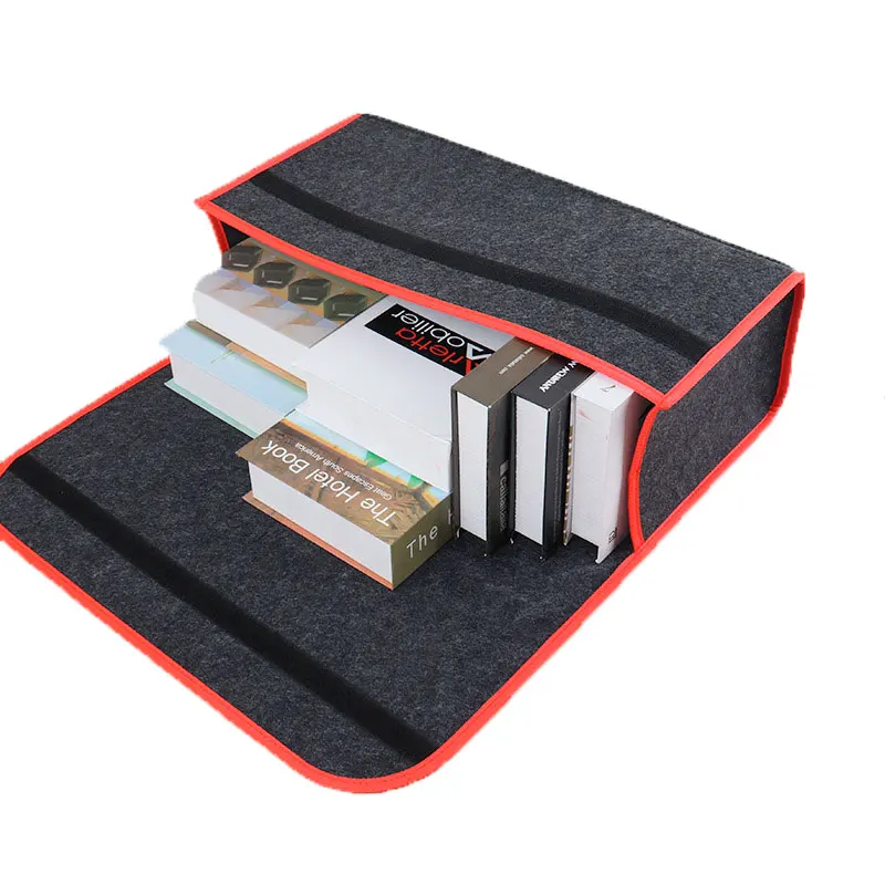 KAWOSEN Portable Foldable Car Trunk Organizer Felt Cloth Storage Box Case Auto Interior Stowing Tidying Container Bags CTOB07