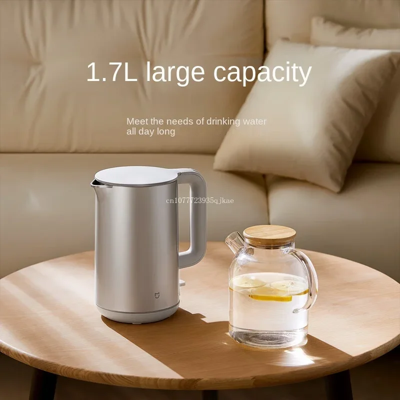 Iconic Brand mijia Electric kettle S1 hot water kettle double steel double layer design 316 stainless steel high power 1.7L household