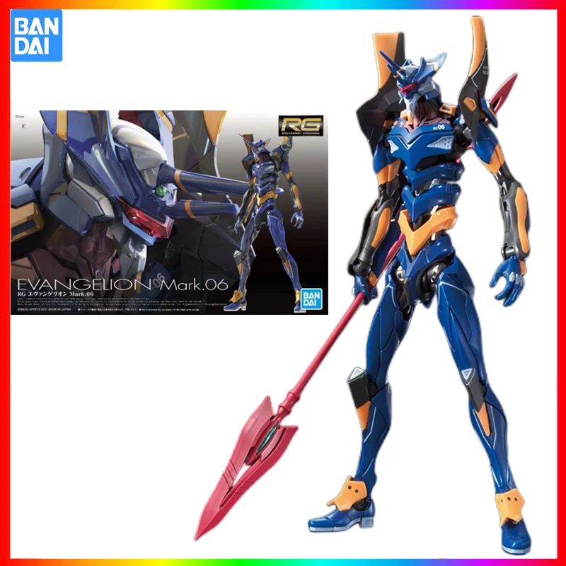 

Оригинальная фигурка в наличии Bandai RG Anime Evangelion Nagisa Kaworu Mark.6, сборная модель, коллекционные игрушки