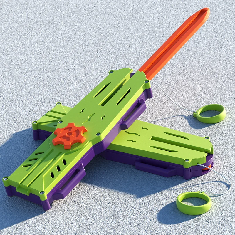 Gravity Radish Series Decompression Toy Assassin Sleeve Sword Automatic Ejection Recycling Stress Relief Toys for Kids Adult