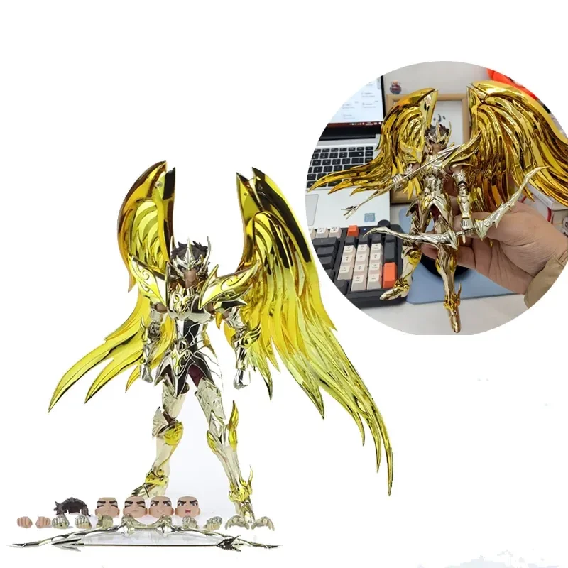 

Anime Saint Seiya Myth Cloth EXM Sagittarius Figures Aiolos SOG/Soul of God Gold Knights of the Zodiac RH Model Action Figure