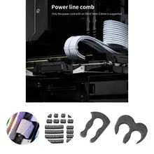 

Cable Dresser Useful Durable Multi-purpose 6/8/24Pin Computer Power Cable Clip for Motherboard Cable Comb Cable Clamp