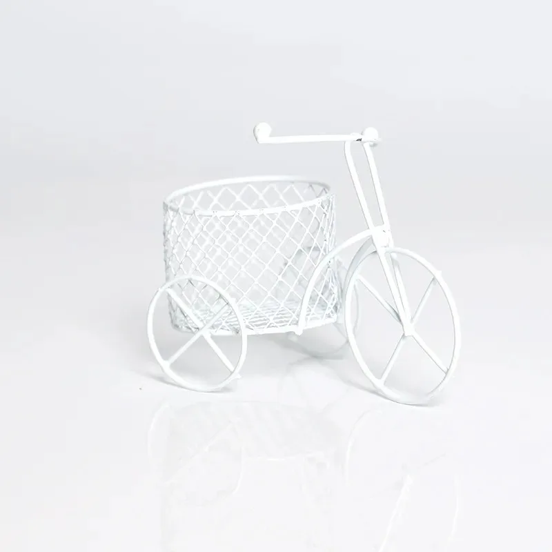 Pen Holder Metal Tricycle Pen Holder Stationery Storage Box Office Accessories Cute Office Supplies 1pc