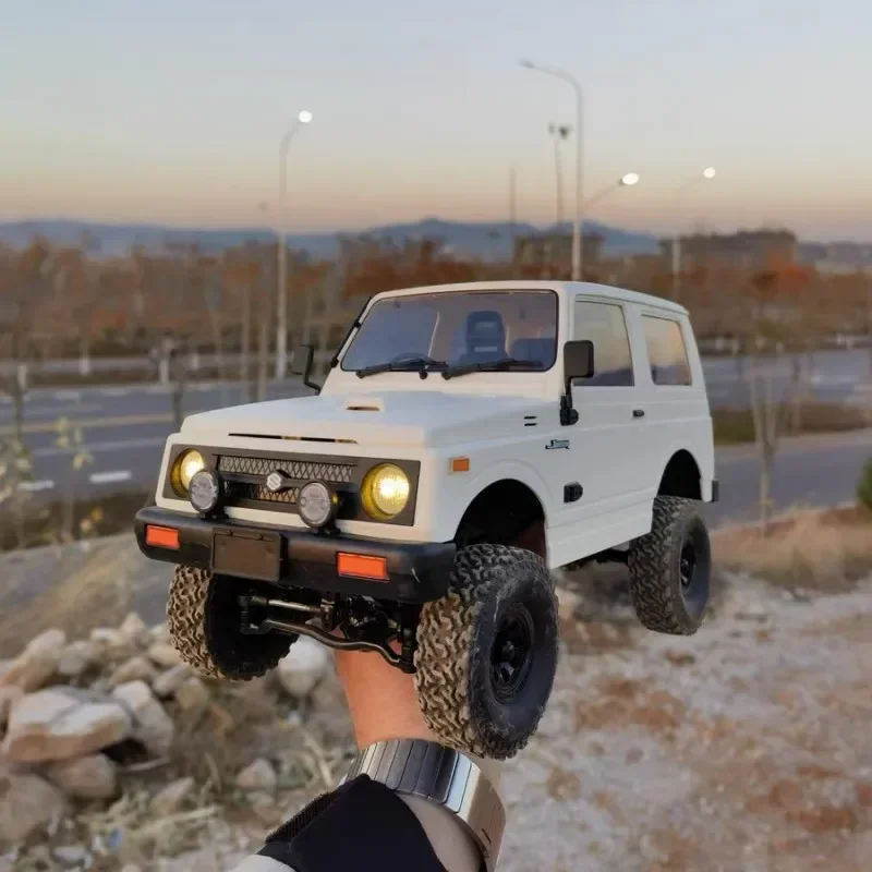 

Hot Climbing Buggy 2.4g Remote Control Car1/10 Rc 4wd Off-road Vehicle Model Wpl C74 Jimny Ja11 Boy Child Toy Birthday Gift