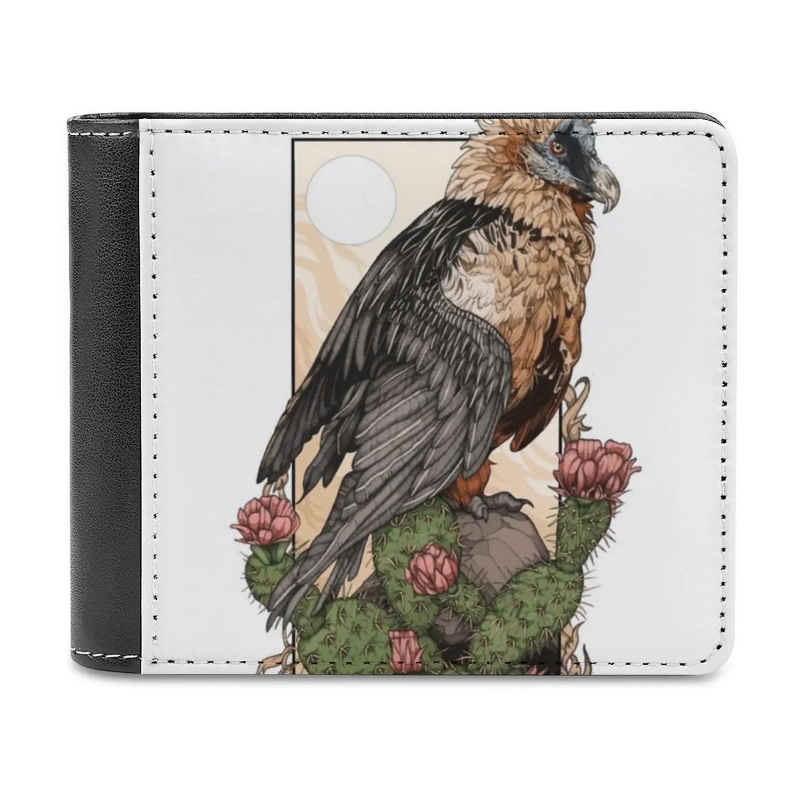 Bone Eater Portafoglio Da Uomo Portafogli Portafogli Nuovo Design Prezzo Dollaro Top Portafoglio In Pelle Da Uomo Avvolgente Con Barba Uccello Vultura