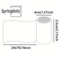 200cm No-Repeat Pre-Cut Beautiful Girl PET Tape Matte Transparent Decortaive Adhesive Tape For Stickers Scrapbooking Journal DIY 2