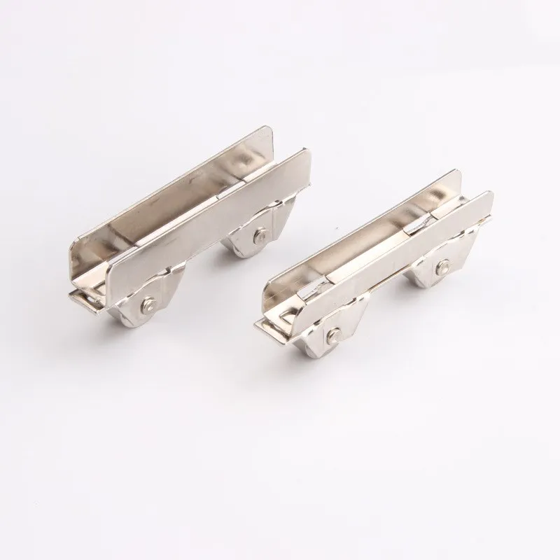 8Pcs/Lot Sliding 5/6/8mm Glass Door Roller Glass Sliding Door Roller Clamp Pulley Wheel sliding door rollers
